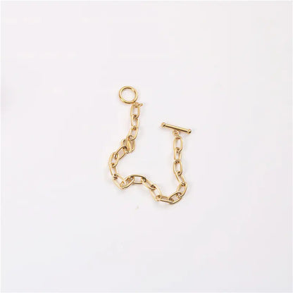 Chunky Chain OT Clasp Bracelet for Women - Retro Style