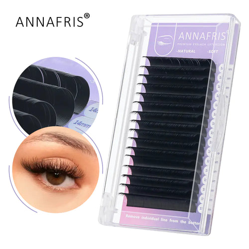 Handcrafted Dense Row Implant Eyelashes, BASF PBT Material
