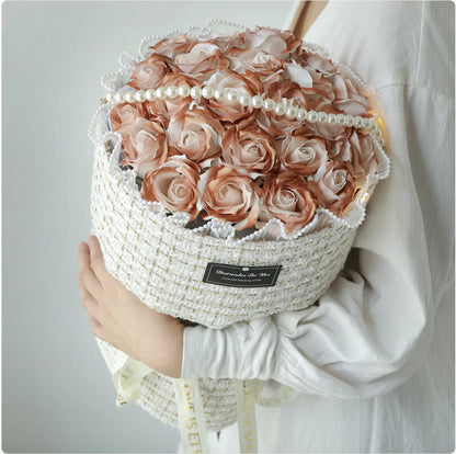 Classic Blue Rose Soap Bridal Bouquet