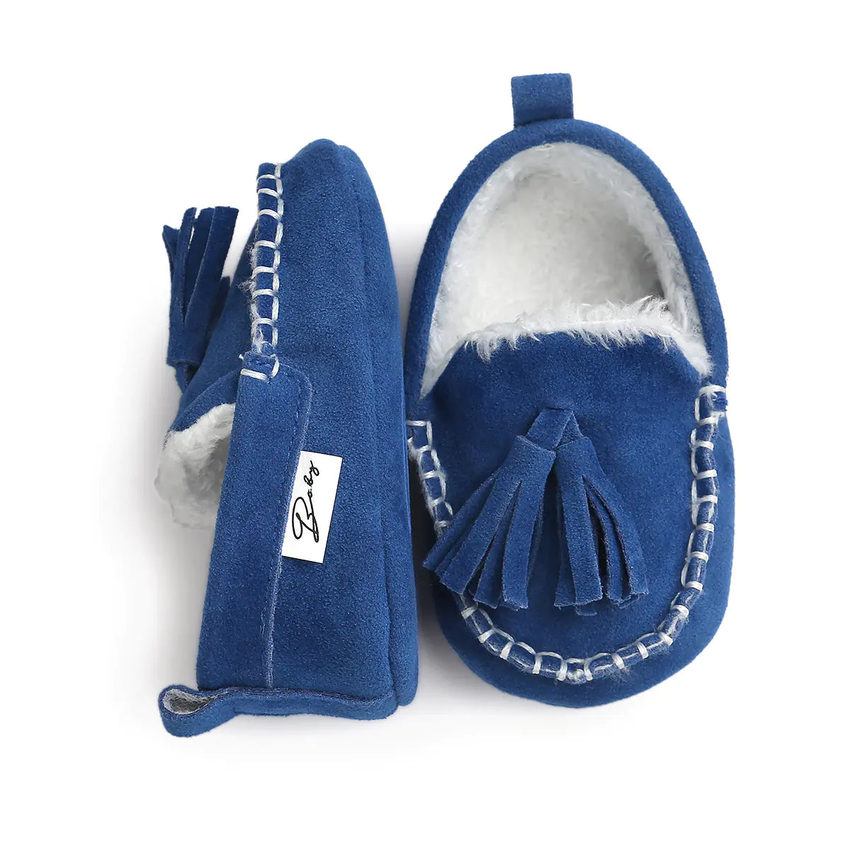Winter Baby Moccasins, Soft Non-Slip Walking Shoes