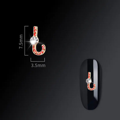 Goya Christmas Nail Art Accessories with Snowflake Design